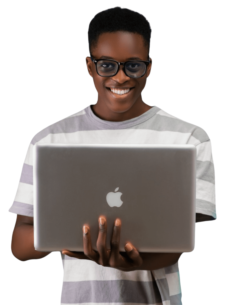 Digital Marketing Expert With Laptop