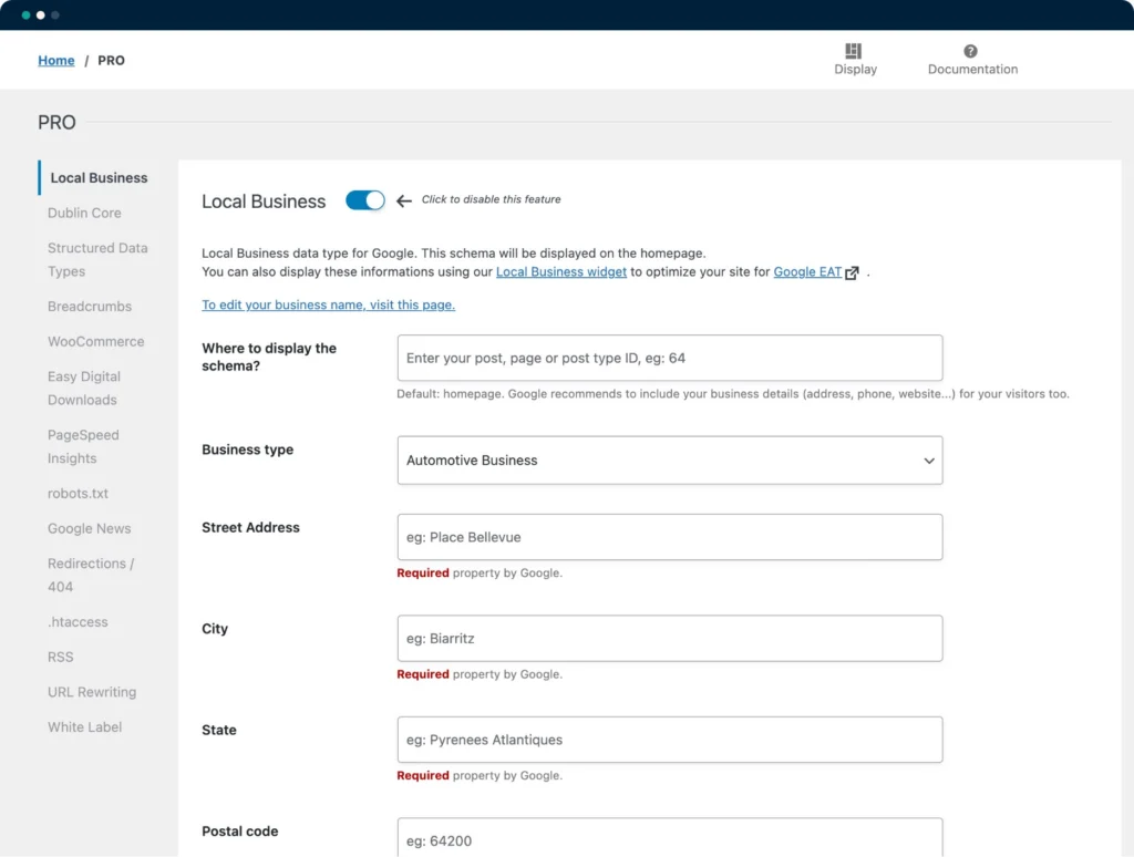 SEOpress review: Local SEO